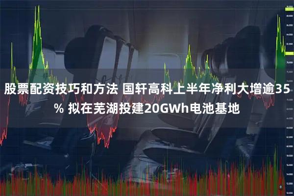 股票配资技巧和方法 国轩高科上半年净利大增逾35% 拟在芜湖投建20GWh电池基地