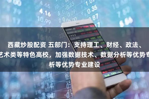 西藏炒股配资 五部门：支持理工、财经、政法、传媒、艺术类等特色高校，加强数据技术、数据分析等优势专业建设